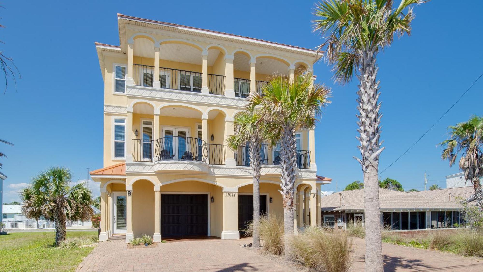 Walk To The Beach! 3 Story Home! 2 Balconies With Gulf Views! Panama City Beach Eksteriør bilde